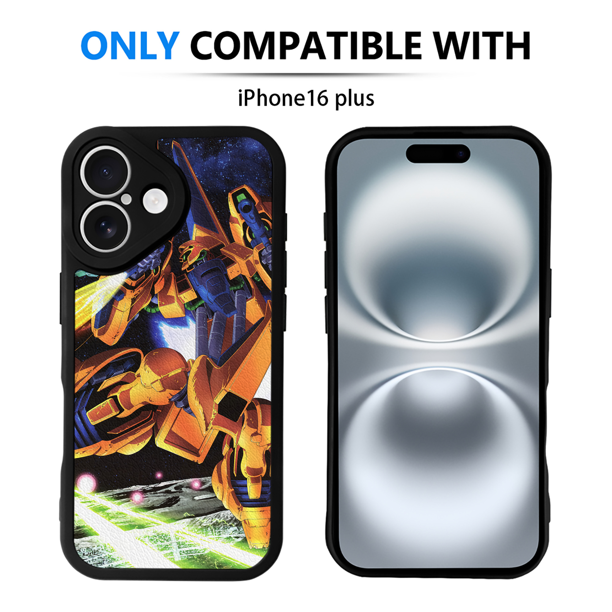 （画像用） 機動戦士ガンダム Mobile Suit Gundam 【iPhone 16シリーズ対応】シリコンスマホケース（レザー調） 材質：シリコン